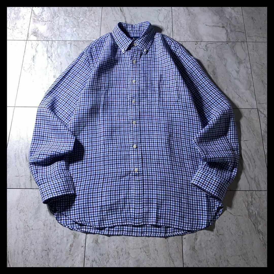 POLO RALPH LAUREN - ラルフローレン ギンガムチェック BDリネン POLO RALPH LAUREN - ラルフローレン ギンガムチェック BDリネン