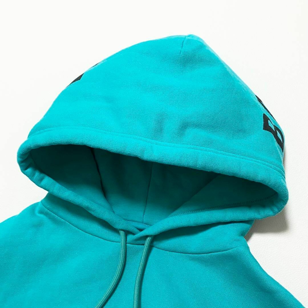 BALENCIAGA - BALENCIAGA / パーカー フードロゴ グリーン S BALENCIAGA - BALENCIAGA / パーカー フードロゴ グリーン S