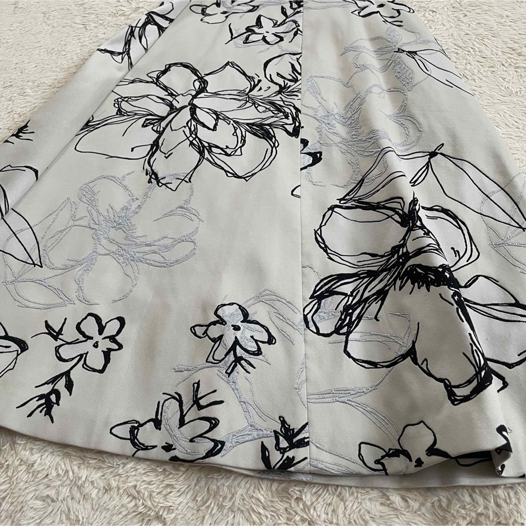 ANAYI - 美品 22AW アナイ スケッチフラワージャガードフレア ANAYI - 美品 22AW アナイ スケッチフラワージャガードフレア