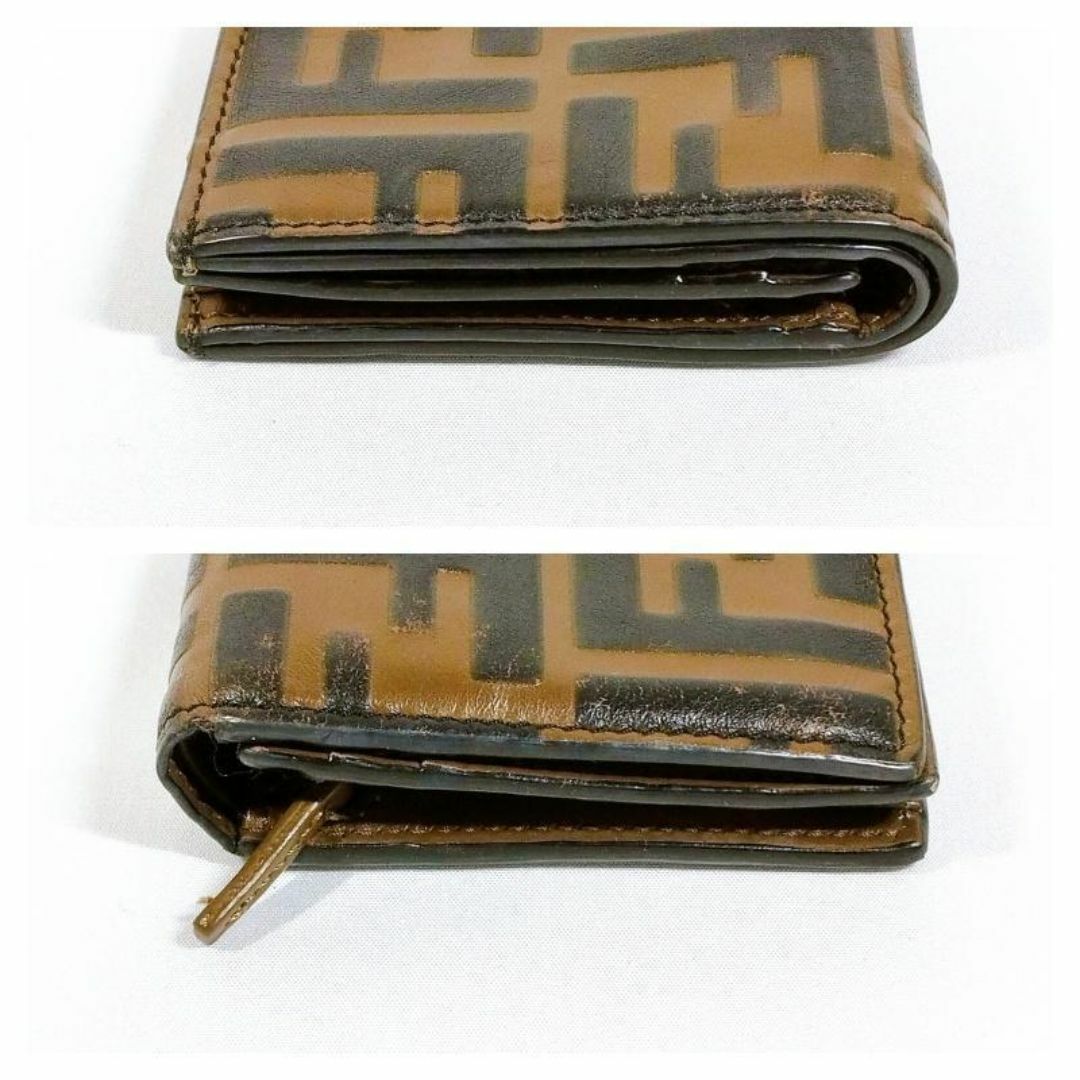 FENDI - フェンディ 8M0420 レザー F is FENDI 二つ折り財布 FENDI - フェンディ 8M0420 レザー F is FENDI 二つ折り財布