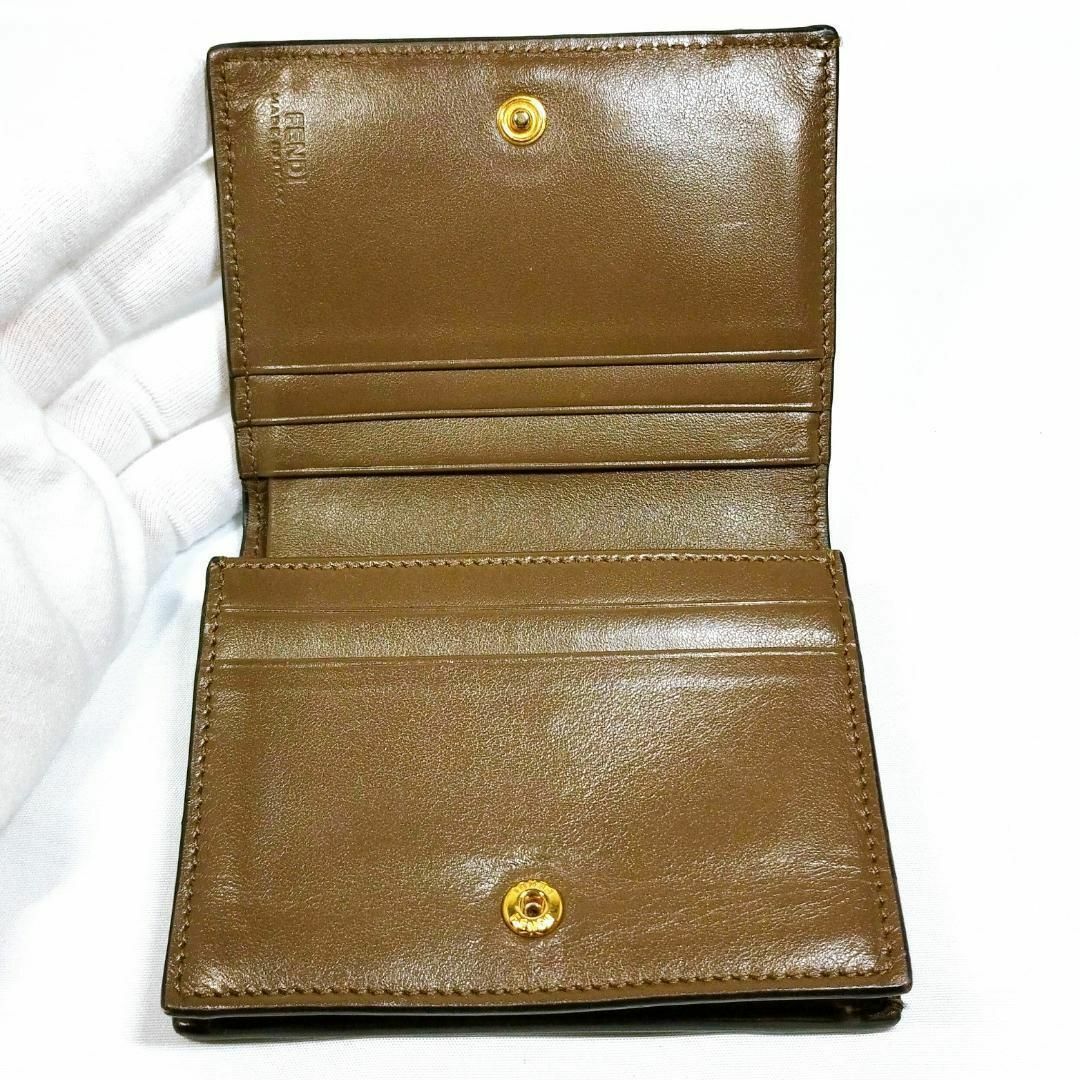 FENDI - フェンディ 8M0420 レザー F is FENDI 二つ折り財布 FENDI - フェンディ 8M0420 レザー F is FENDI 二つ折り財布