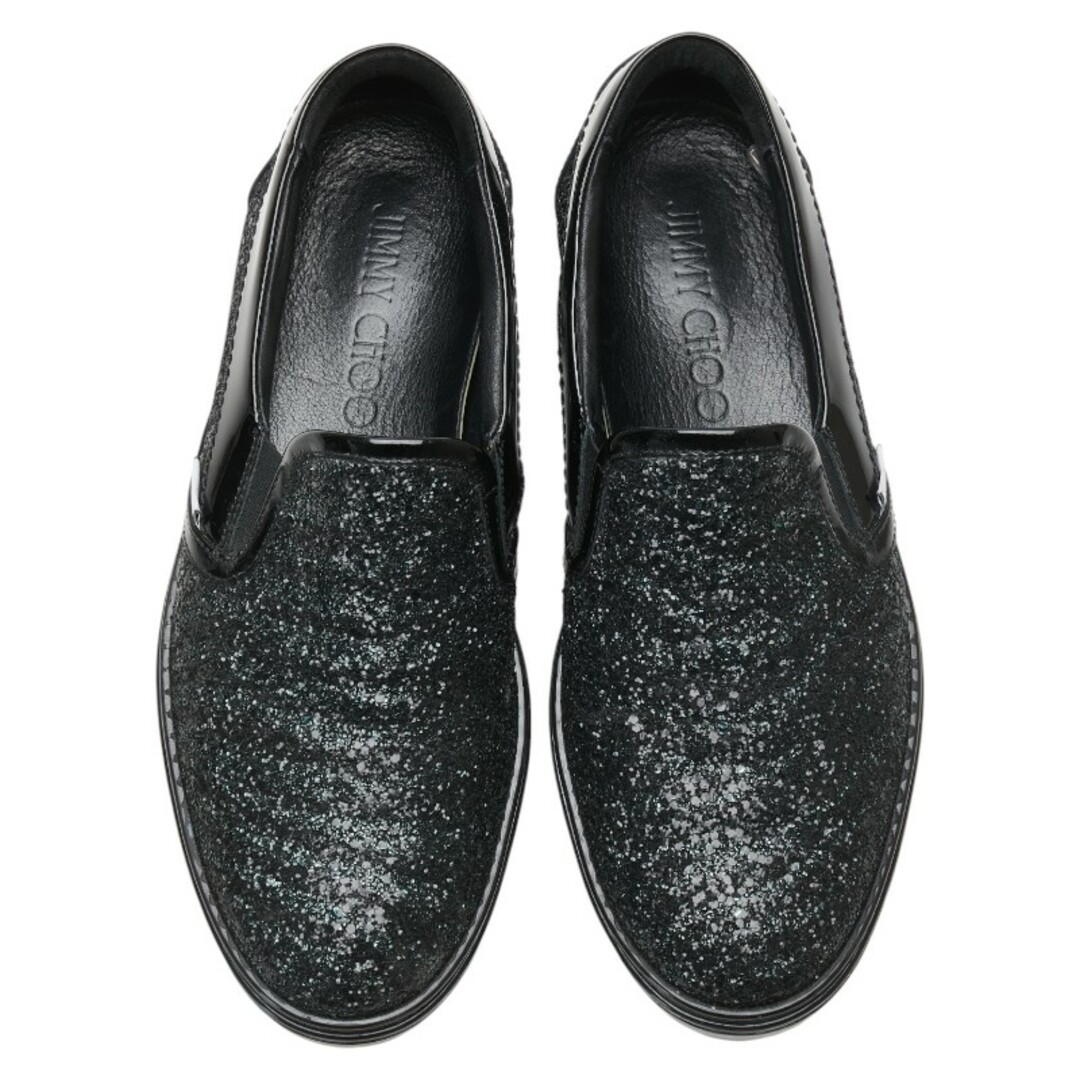 JIMMY CHOO - ジミーチュウ グリッター スリッポン スニーカー JIMMY CHOO - ジミーチュウ グリッター スリッポン スニーカー