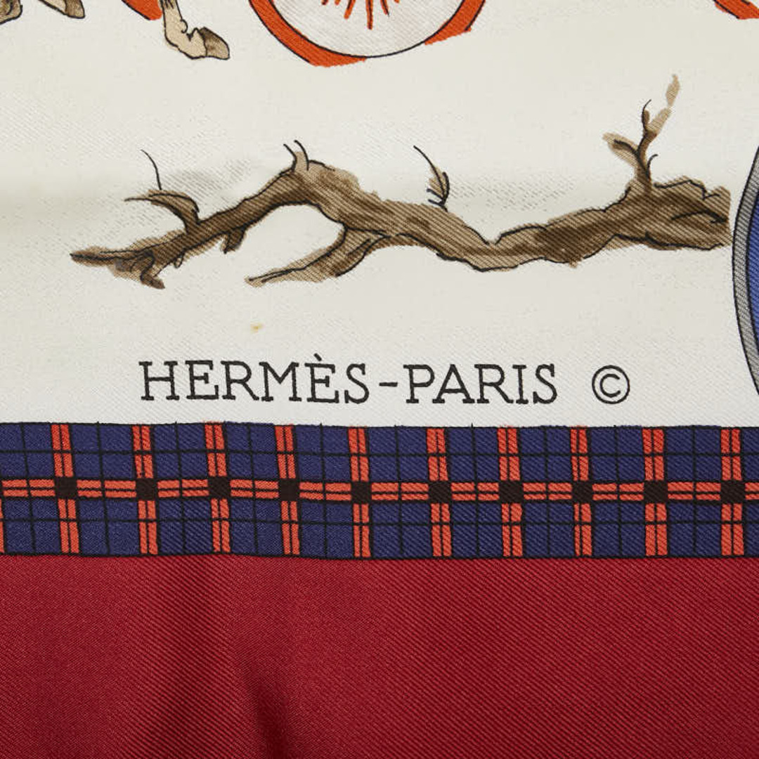 HERMES - エルメス カレ90 LHIVER EN POSTE 冬の郵便馬車 HERMES - エルメス カレ90 LHIVER EN POSTE 冬の郵便馬車