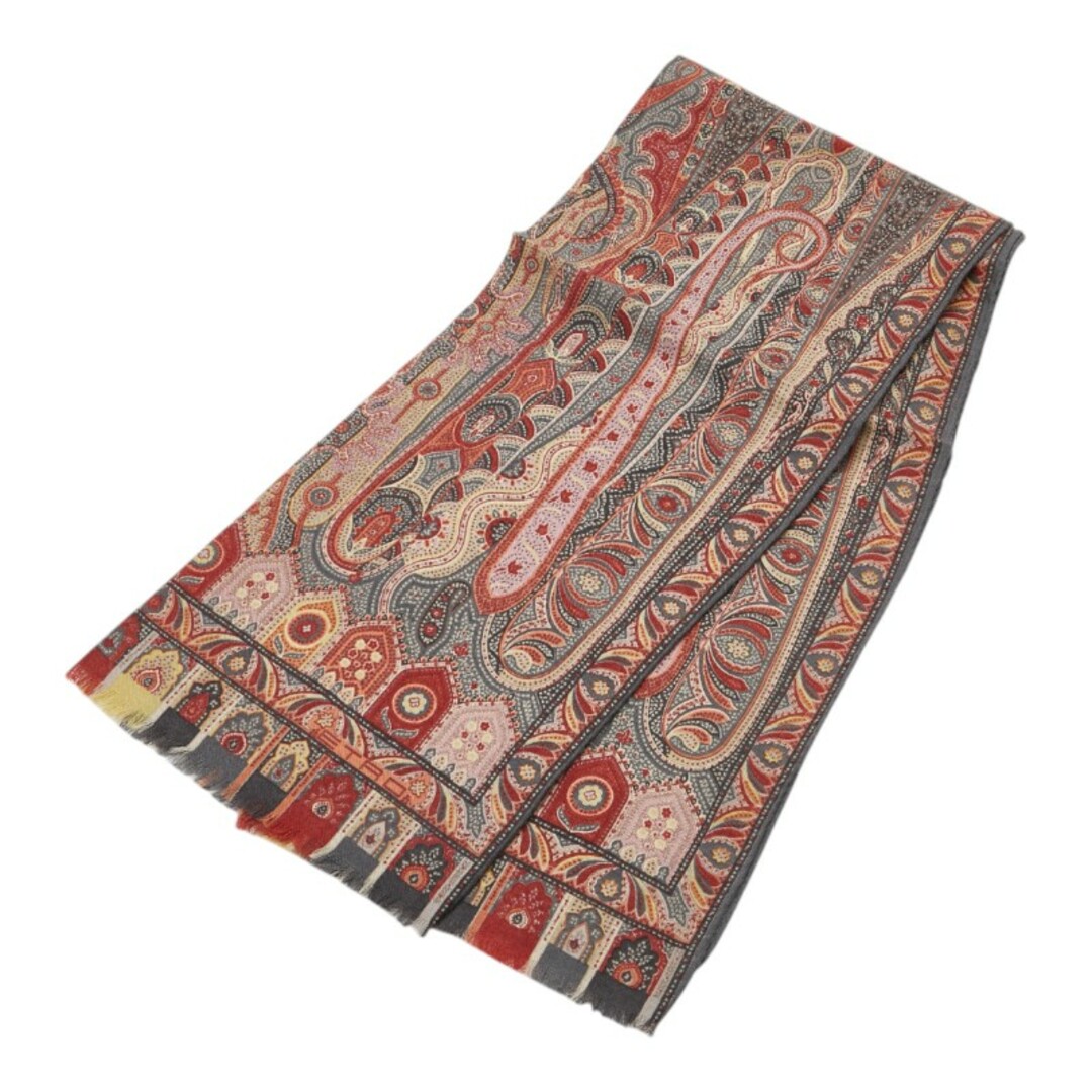 ETRO - 美品 エトロ 総柄 マフラー ストール ショール ウール ETRO - 美品 エトロ 総柄 マフラー ストール ショール ウール