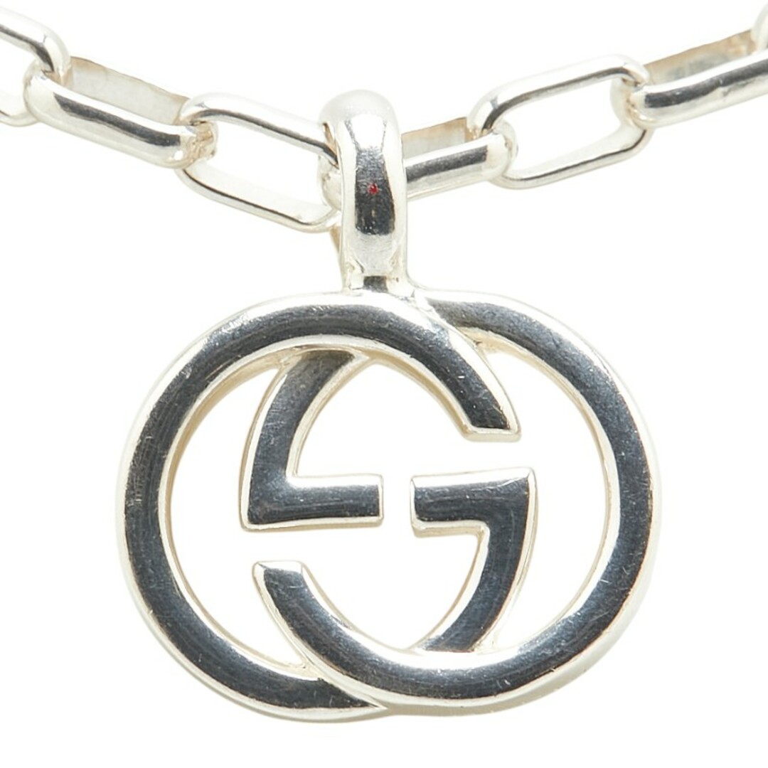 GUCCI - 美品 グッチ インターロッキングG ネックレス SV925 GUCCI - 美品 グッチ インターロッキングG ネックレス SV925