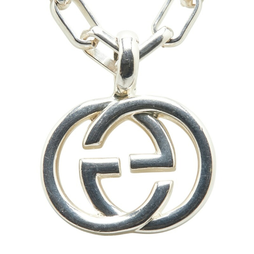 GUCCI - 美品 グッチ インターロッキングG ネックレス SV925 GUCCI - 美品 グッチ インターロッキングG ネックレス SV925