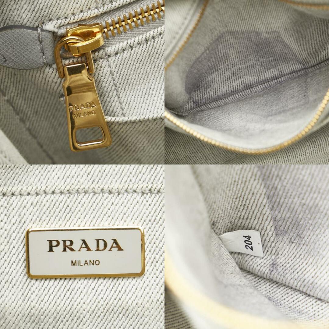 PRADA - プラダ カナパ ハンドバッグ キャンバス レディース PRADA - プラダ カナパ ハンドバッグ キャンバス レディース