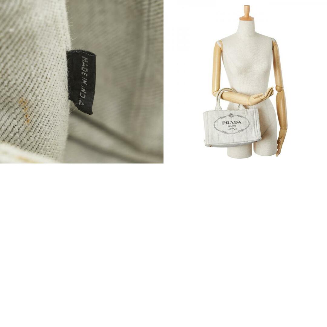 PRADA - プラダ カナパ ハンドバッグ キャンバス レディース PRADA - プラダ カナパ ハンドバッグ キャンバス レディース