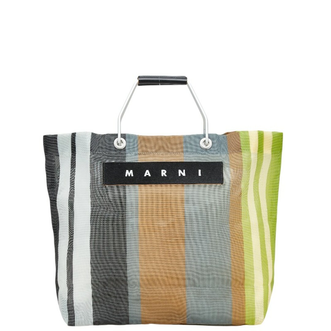MARNI - 美品 マルニ マーケット フラワーカフェ ストライプ MARNI - 美品 マルニ マーケット フラワーカフェ ストライプ