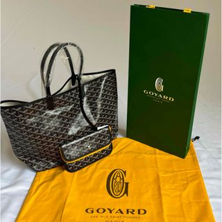 GOYARD - ゴヤール GOYARD サンルイ PM トートバッグ ブラック GOYARD - ゴヤール GOYARD サンルイ PM トートバッグ ブラック