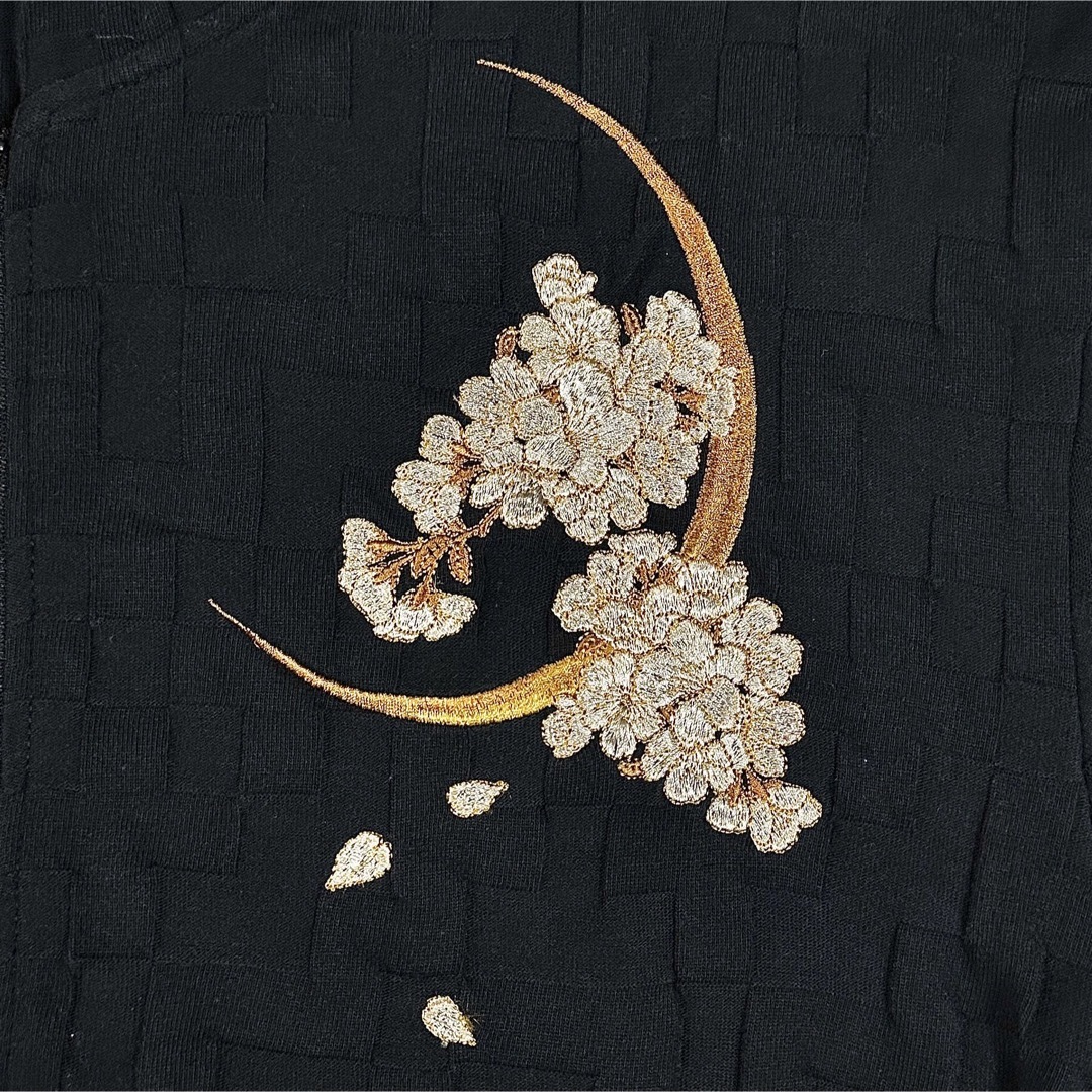 絡繰魂 - 絡繰魂 和柄刺繍 三日月 鳳凰 桜 不死鳥 ジャガード 絡繰魂 - 絡繰魂 和柄刺繍 三日月 鳳凰 桜 不死鳥 ジャガード