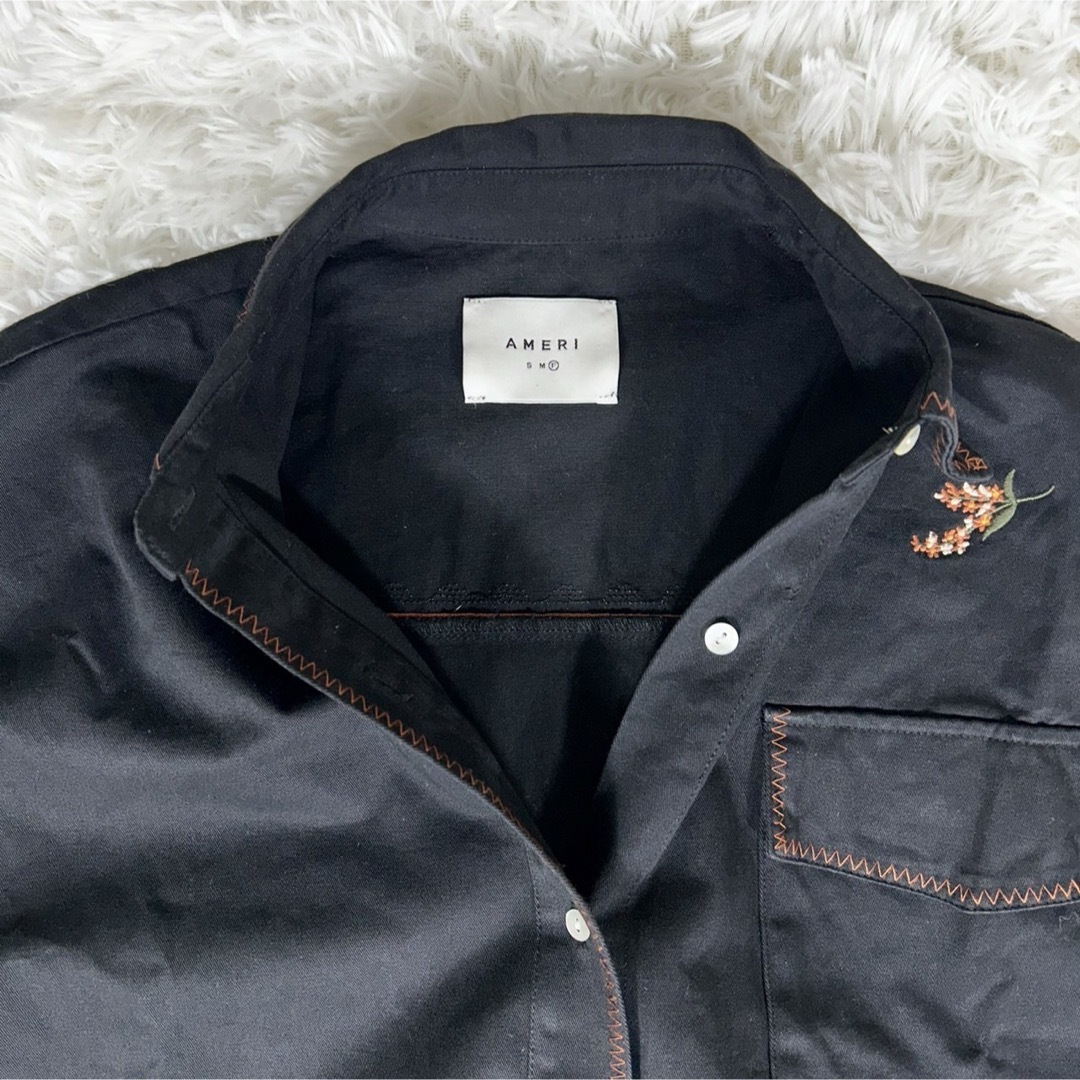 Ameri VINTAGE - 美品✨アメリ AMERI SMALL FLOWER OVER SHIRTの Ameri VINTAGE - 美品✨アメリ AMERI SMALL FLOWER OVER SHIRTの