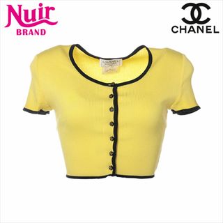 CHANEL - シャネル CHANEL ココボタン 95P コットン カットソー CHANEL - シャネル CHANEL ココボタン 95P コットン カットソー