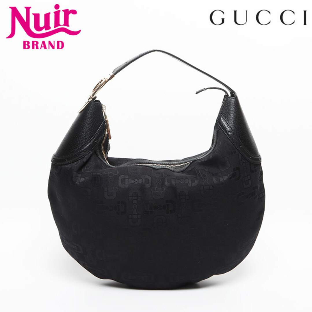 GUCCI - グッチ GUCCI キャンバス レザー ホースビット柄 145764 GUCCI - グッチ GUCCI キャンバス レザー ホースビット柄 145764