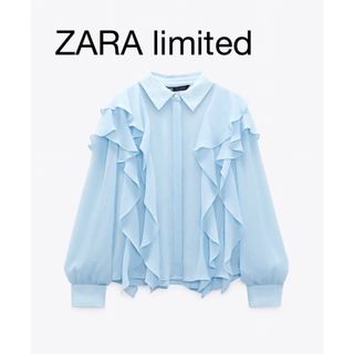 ZARA - 【美品】ザラ ZARA フリルシャツ レディース Sの通販 by ZARA - 【美品】ザラ ZARA フリルシャツ レディース Sの通販 by