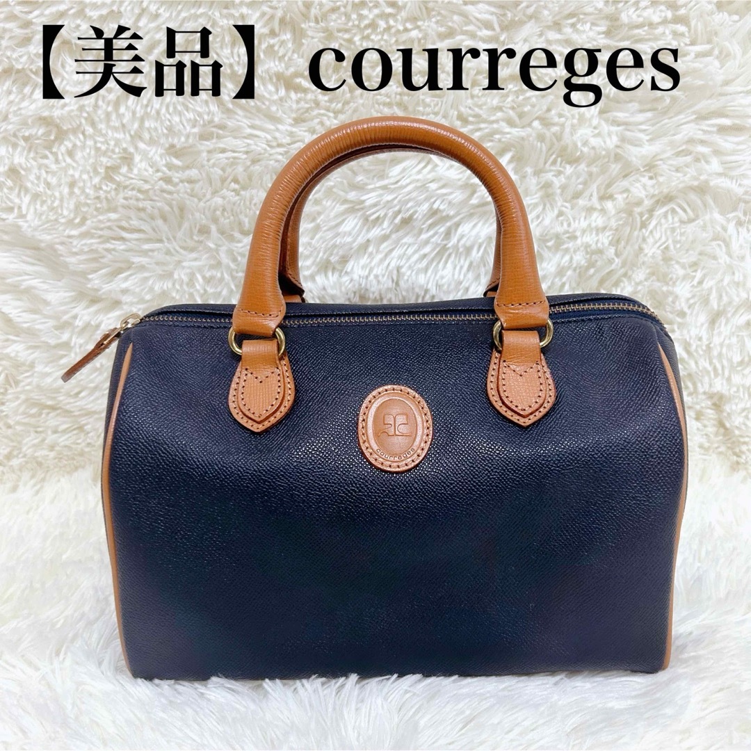 Courreges - 【美品・希少】courreges ミニボストンバッグ Courreges - 【美品・希少】courreges ミニボストンバッグ