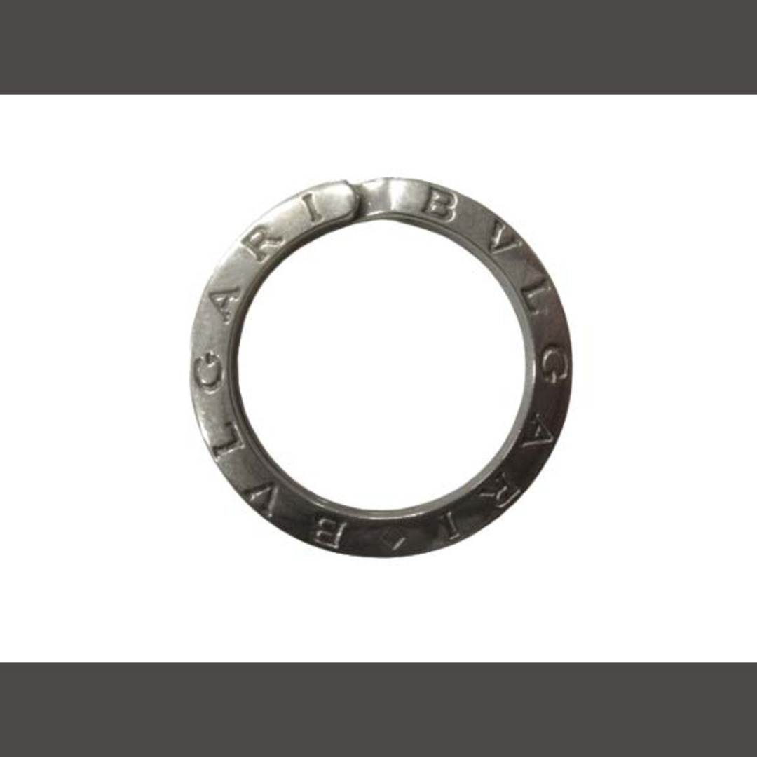 BVLGARI - ブルガリ BVLGARI ロゴ刻印 キーリング SILVER 925 BVLGARI - ブルガリ BVLGARI ロゴ刻印 キーリング SILVER 925