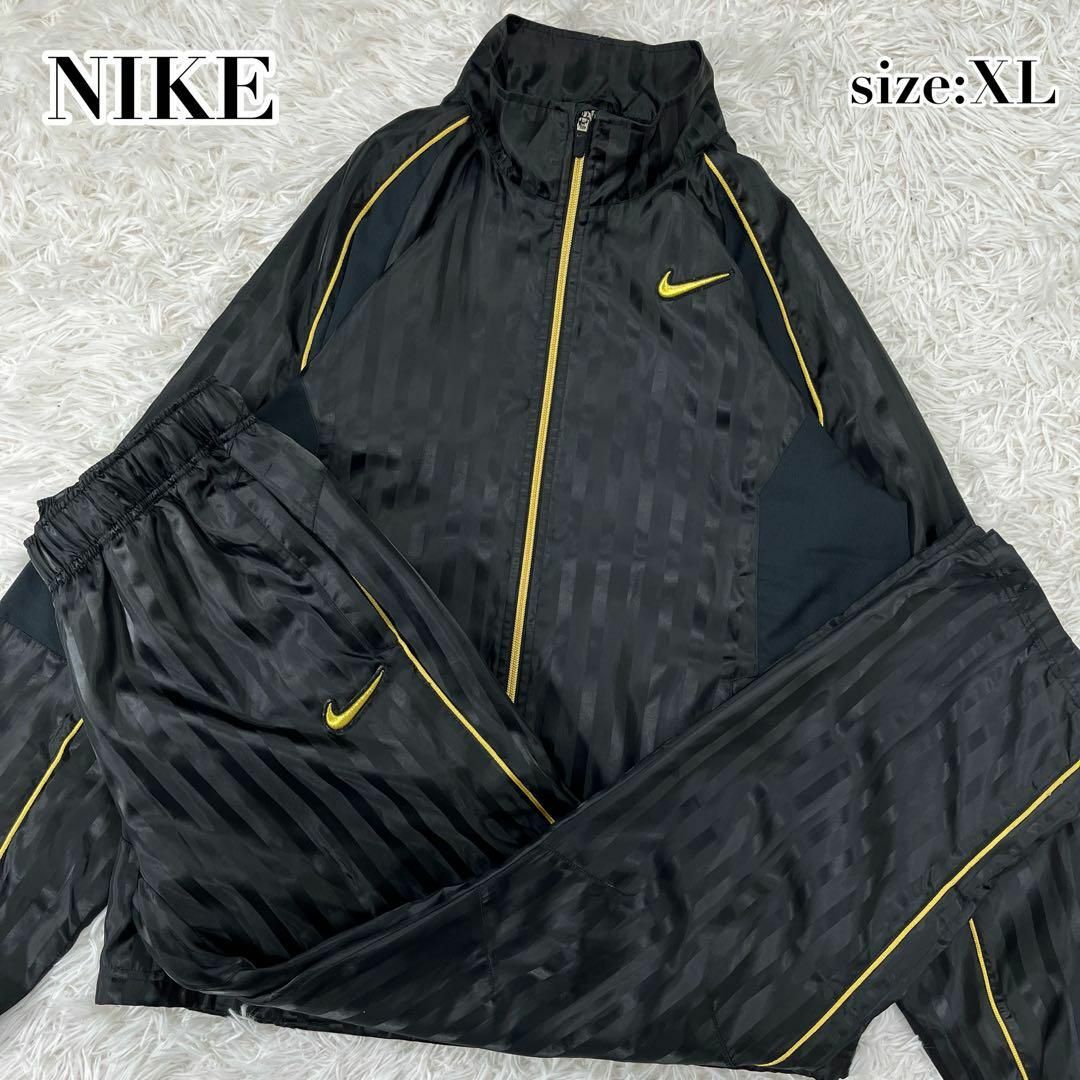 NIKE - 美品✨XL【NIKE】 ナイロンジャケット セットアップ ロゴ NIKE - 美品✨XL【NIKE】 ナイロンジャケット セットアップ ロゴ