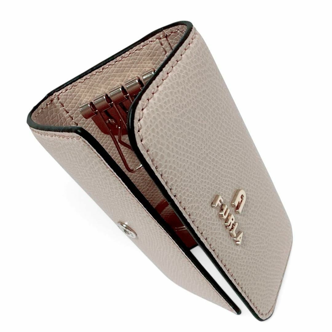 FURLA - 新品✨フルラ 4連 キーケース リング付 レザー ゴールド FURLA - 新品✨フルラ 4連 キーケース リング付 レザー ゴールド