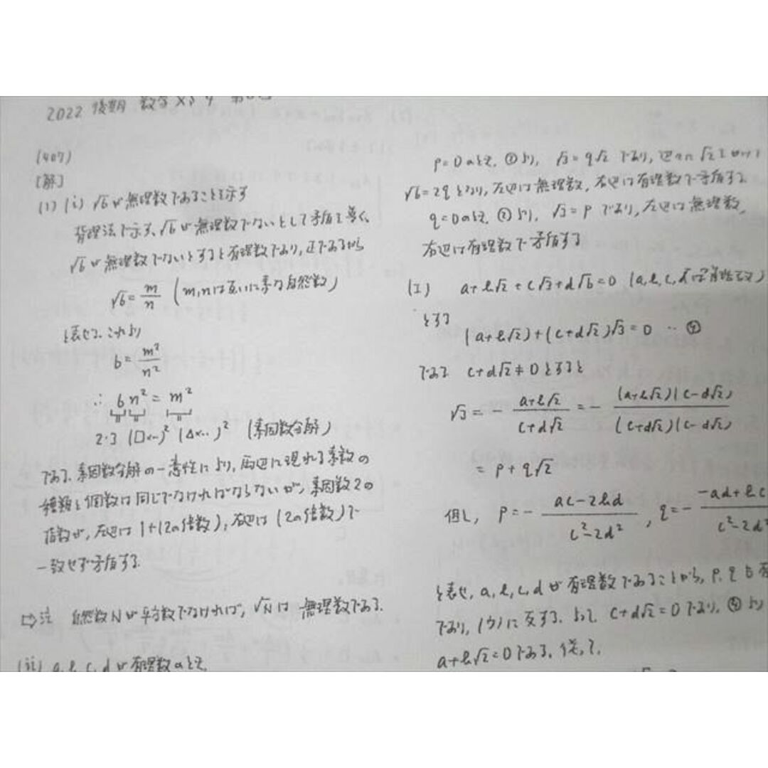 駿台 東大・京大・医学部コース 数学XS/数学ZS テキスト通年 駿台 東大・京大・医学部コース 数学XS/数学ZS テキスト通年