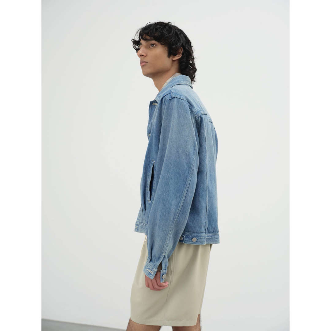 AURALEE - SELVEDGE FADED LIGHT DENIM BLOUSON サイズ3の通販 AURALEE - SELVEDGE FADED LIGHT DENIM BLOUSON サイズ3の通販