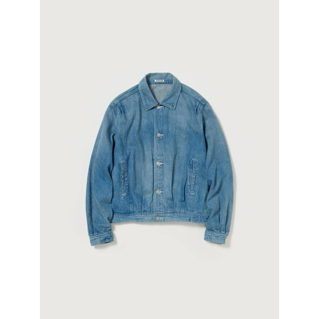 AURALEE - SELVEDGE FADED LIGHT DENIM BLOUSON サイズ3の通販 AURALEE - SELVEDGE FADED LIGHT DENIM BLOUSON サイズ3の通販