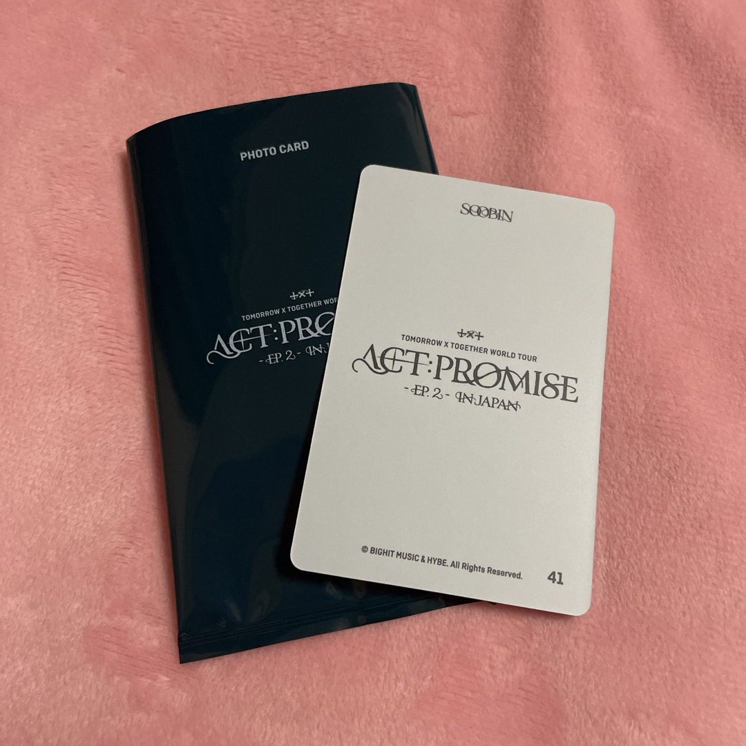 TOMORROW X TOGETHER - TXT ACT PROMISE EP.2 フォトカード TOMORROW X TOGETHER - TXT ACT PROMISE EP.2 フォトカード