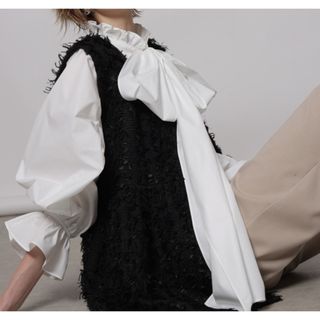 YOKO CHAN - 美品 ヨーコチャン 長袖トップス ブラウン パール YOKO CHAN - 美品 ヨーコチャン 長袖トップス ブラウン パール