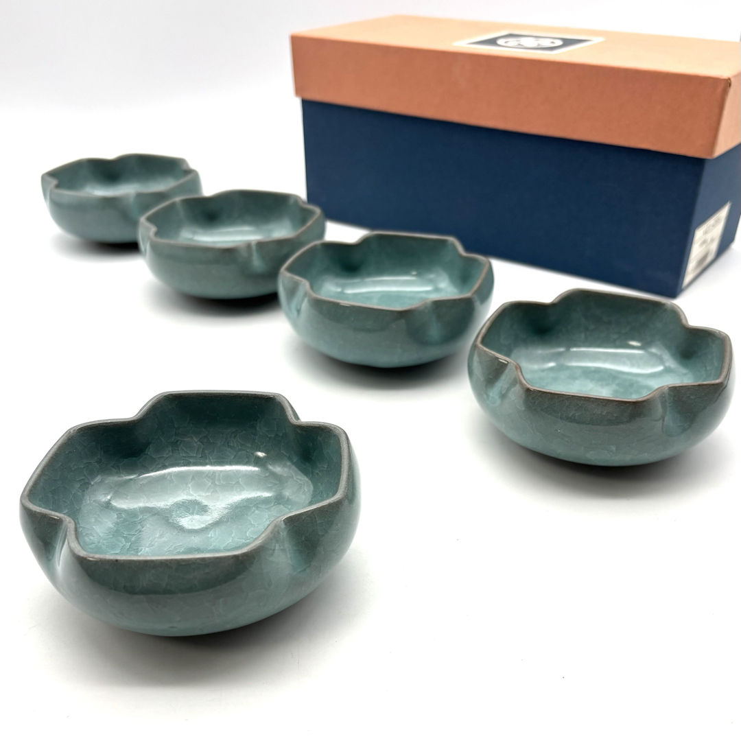 たち吉 - □橘吉□ 青磁 角小鉢揃/未使用品の通販 by june たち吉 - □橘吉□ 青磁 角小鉢揃/未使用品の通販 by june