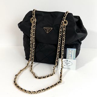 PRADA - PRADAプラダ テリーミニトートバッグ ホワイト もこもこ PRADA - PRADAプラダ テリーミニトートバッグ ホワイト もこもこ