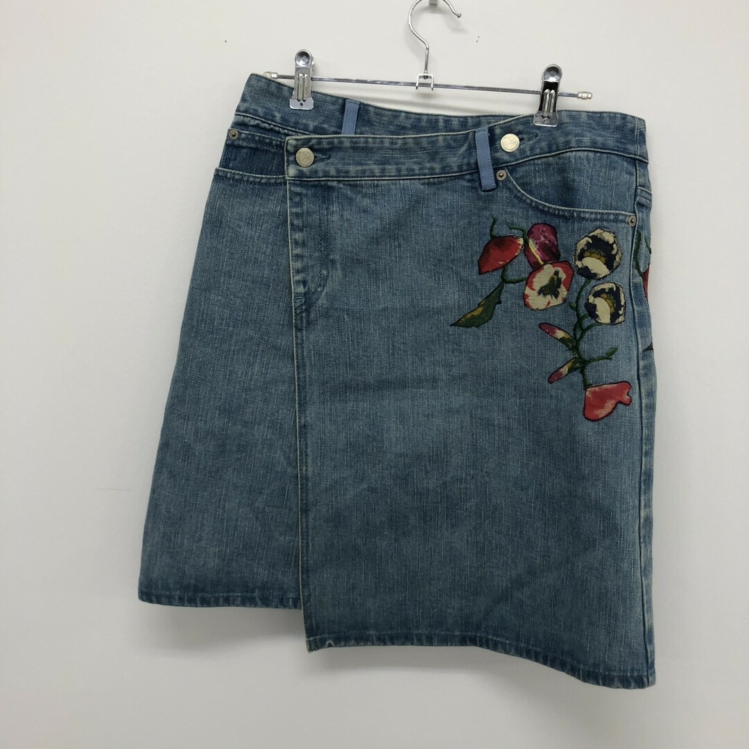JILLSTUART - 【JILLSTUART】ジルスチュアート スカート デニムスカート 刺繍スカート サイズ4 ブルー系
