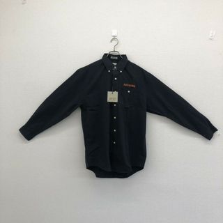 極美品　【CUTTER＆BUCK】カッターアンドバック　黒系　M　長袖シャツ　無地　シンプル(シャツ)