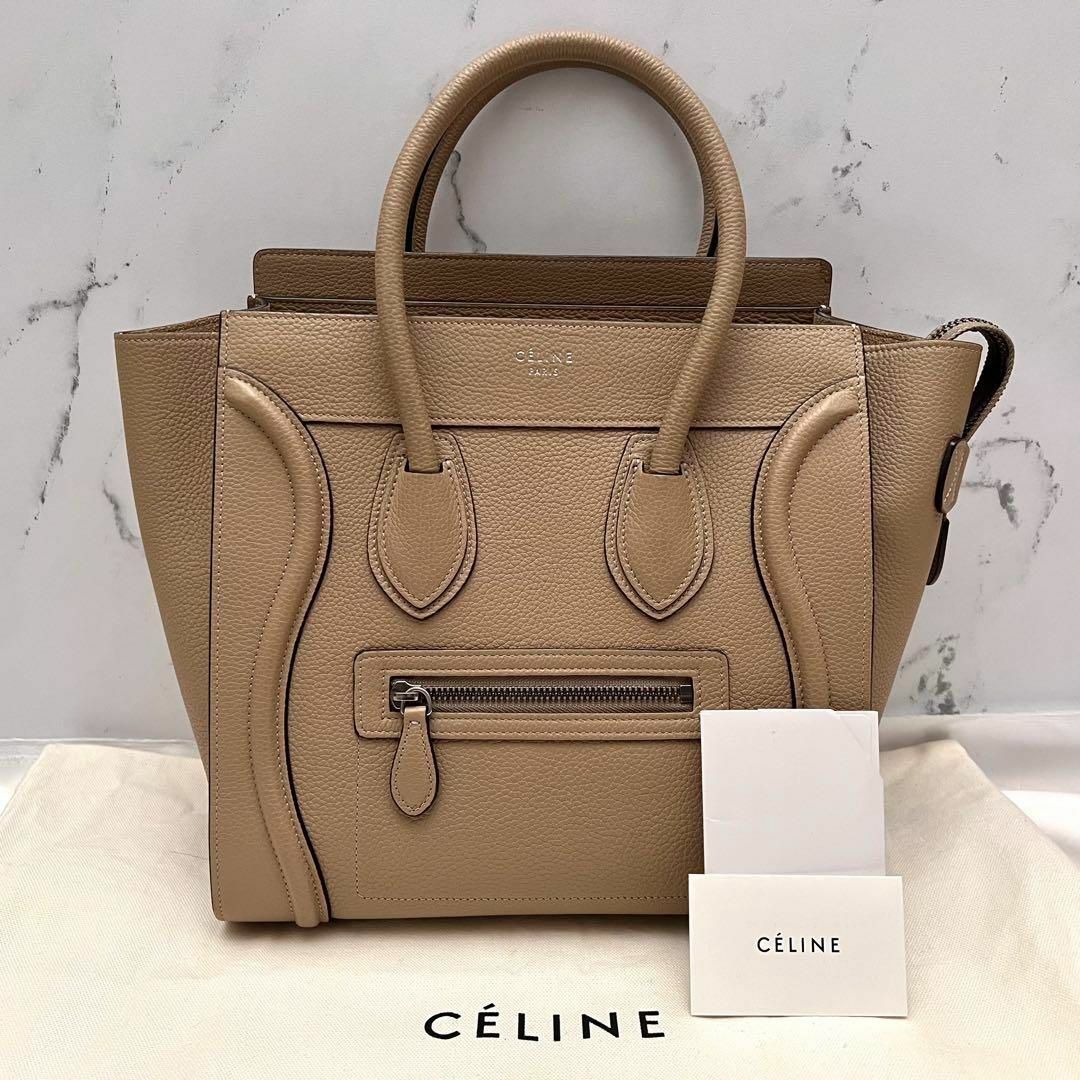 CELINE - ✨レア極美品✨セリーヌ ラゲージマイクロ 旧ロゴ CELINE - ✨レア極美品✨セリーヌ ラゲージマイクロ 旧ロゴ
