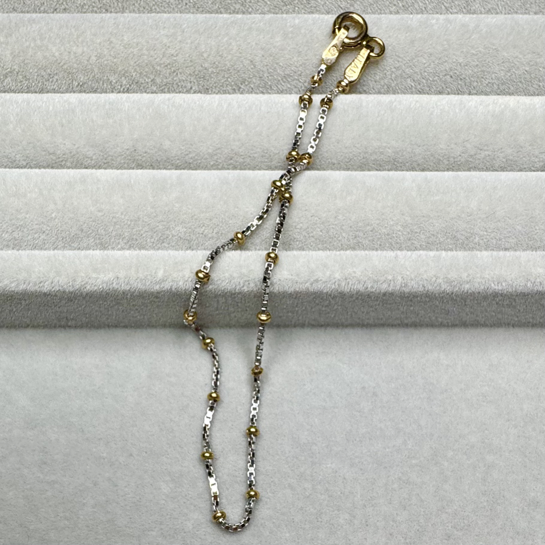 きらっとしたブレスレット 14K 585の刻印ですの通販 by ピリパ きらっとしたブレスレット 14K 585の刻印ですの通販 by ピリパ