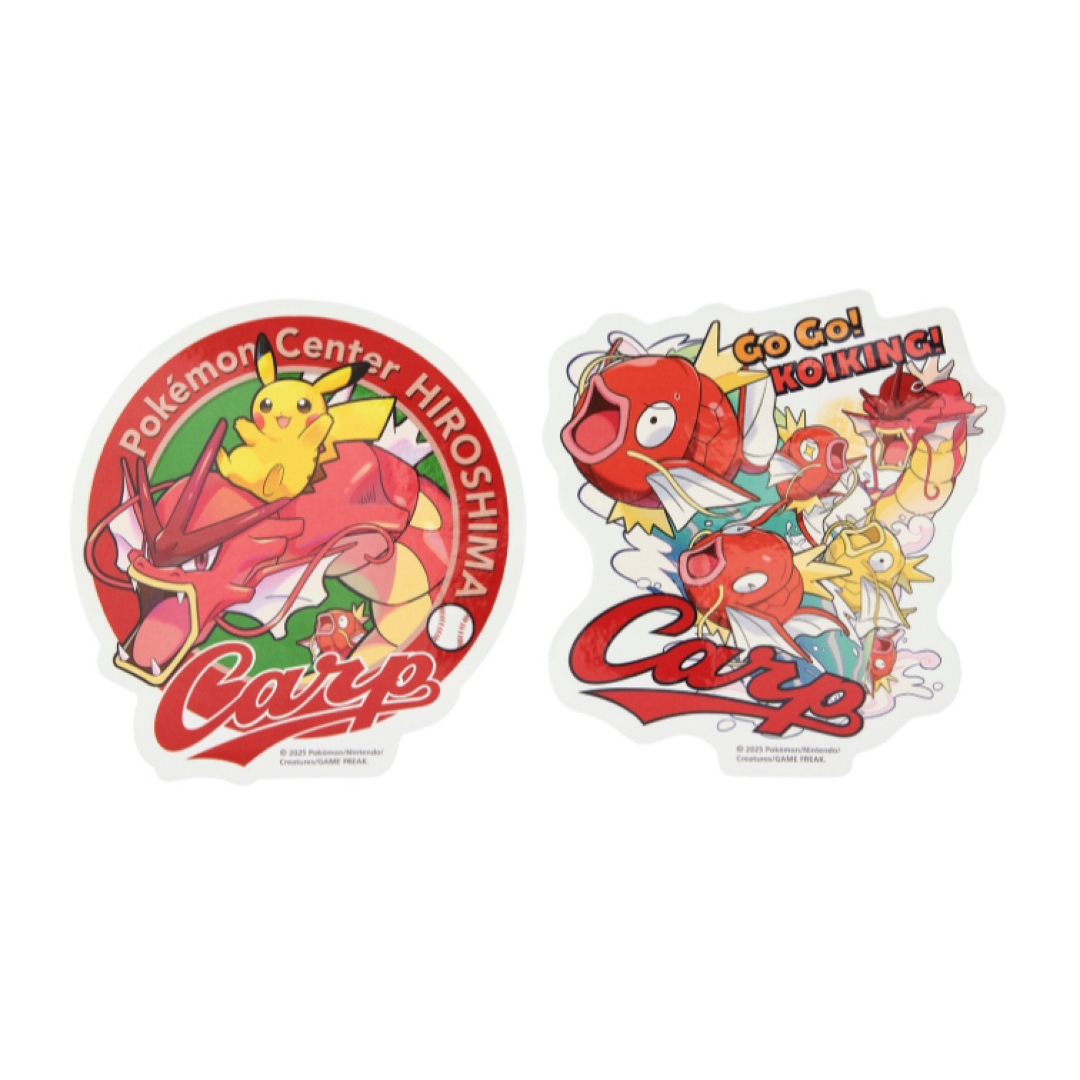 ポケモン(ポケモン)のカープ×ポケモンセンターヒロシマ ステッカーセット エンタメ/ホビーのおもちゃ/ぬいぐるみ(キャラクターグッズ)の商品写真