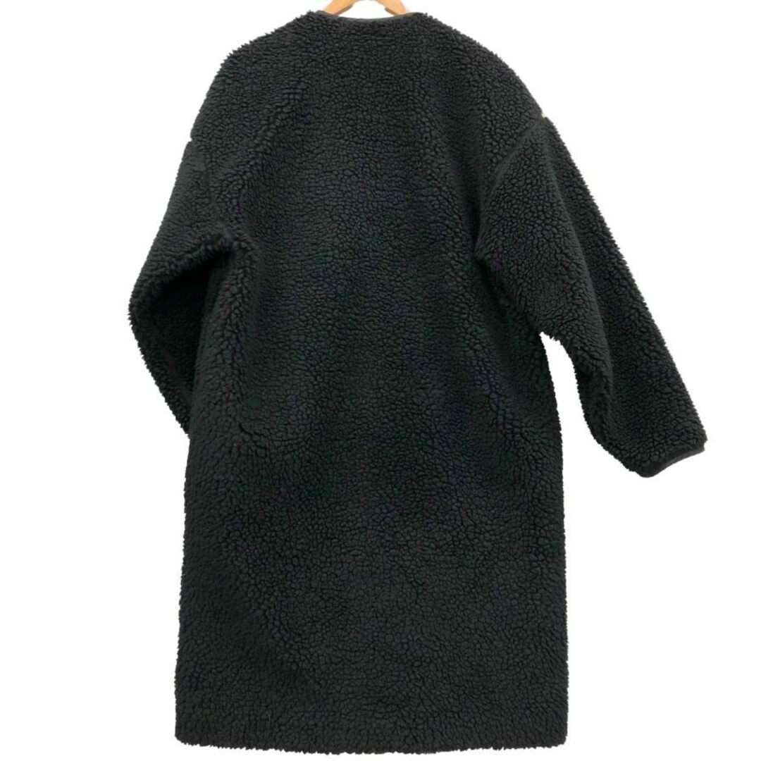 HYKE - ハイク ボアコート ノーカラー FAUX SHEARLING【AFA22 HYKE - ハイク ボアコート ノーカラー FAUX SHEARLING【AFA22