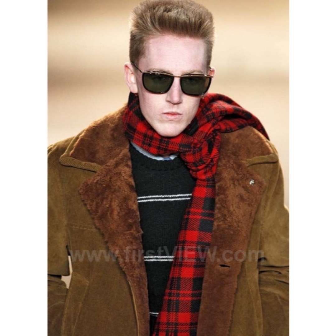 SAINT LAURENT - 14AW サンローランパリ カシミア混 ボーダー SAINT LAURENT - 14AW サンローランパリ カシミア混 ボーダー