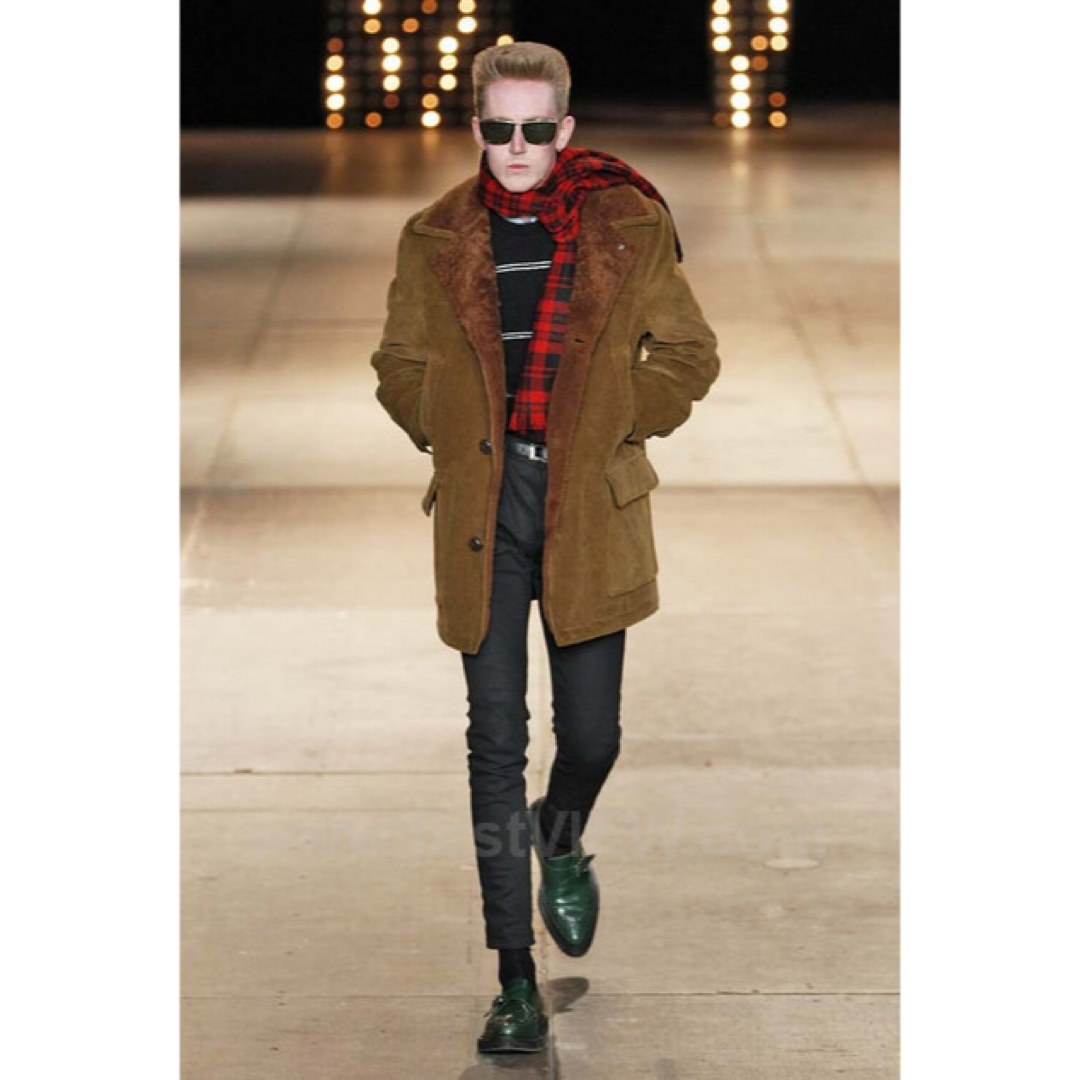SAINT LAURENT - 14AW サンローランパリ カシミア混 ボーダー SAINT LAURENT - 14AW サンローランパリ カシミア混 ボーダー