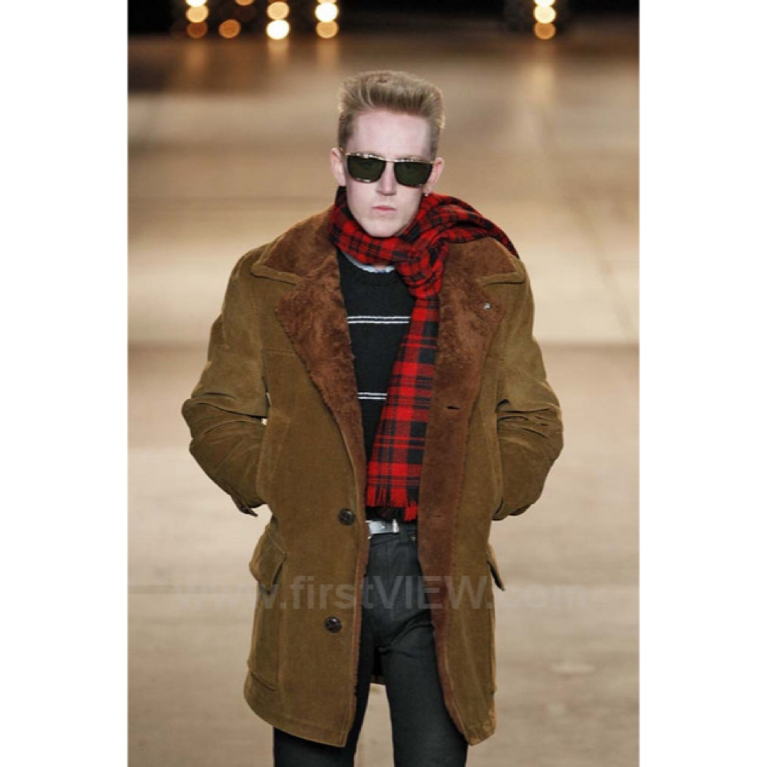 SAINT LAURENT - 14AW サンローランパリ カシミア混 ボーダー SAINT LAURENT - 14AW サンローランパリ カシミア混 ボーダー