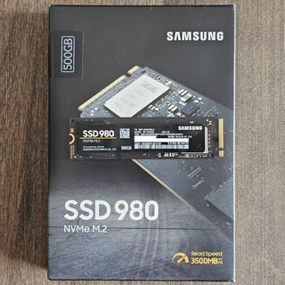 サムスン(SAMSUNG)の（使用時間少なめ）SAMSUNG 500GB SSD980 NVMe M.2(PCパーツ)
