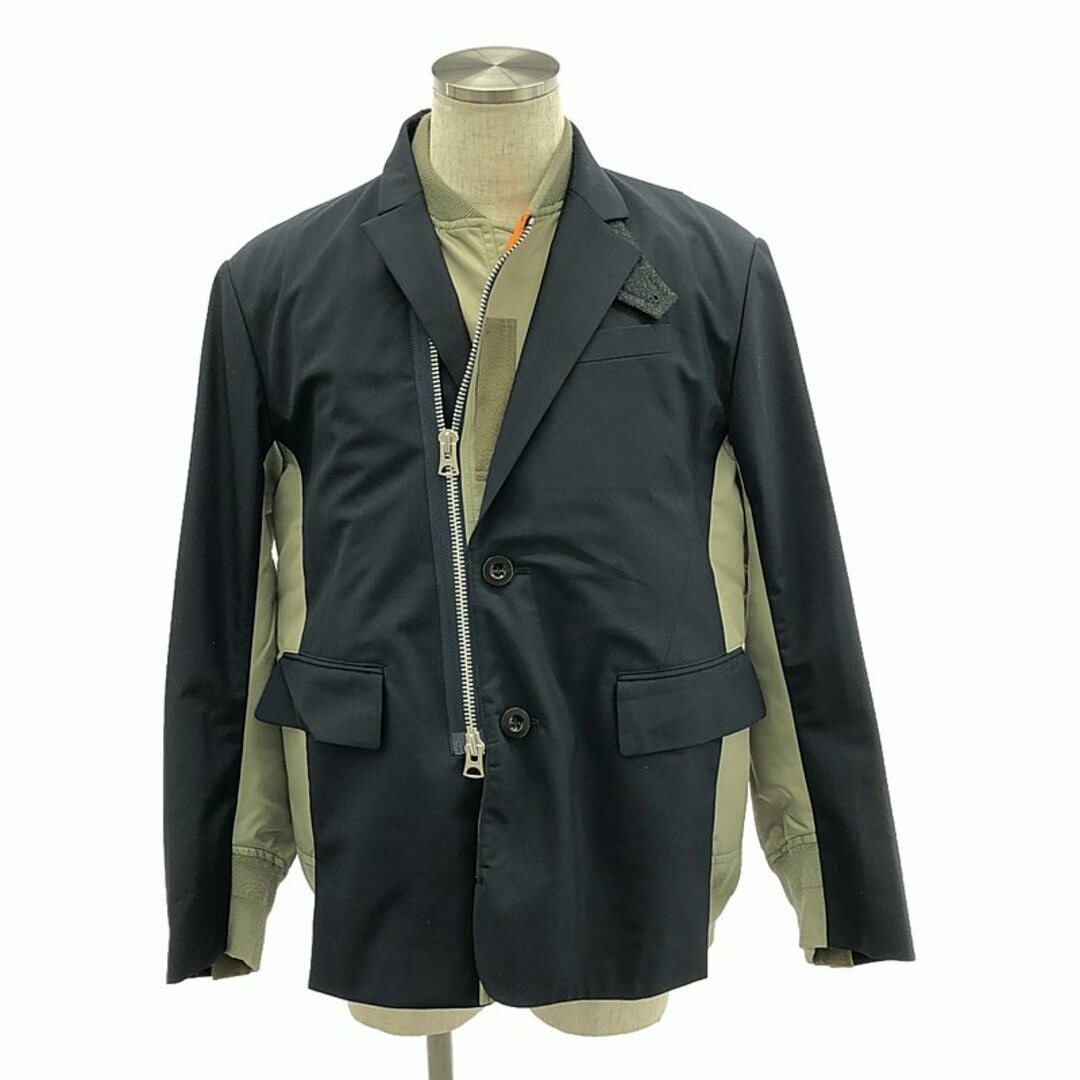 sacai - sacai / サカイ | 2023AW | Suiting x Nylon Twill sacai - sacai / サカイ | 2023AW | Suiting x Nylon Twill