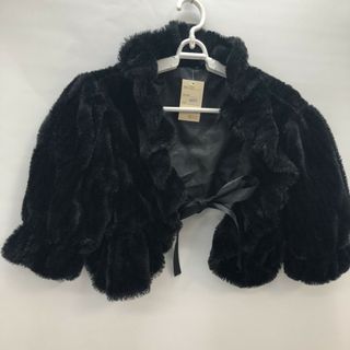 【JH Collection】ジェイエッチコレクション　黒系　アウター　ボアジャケット　クロップド丈(その他)