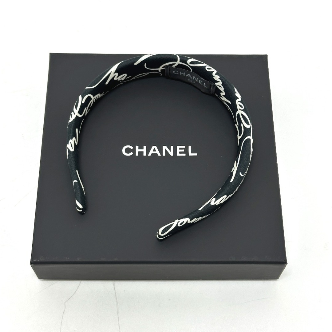 CHANEL - シャネル CHANEL 総柄 2024年 カチューシャ シルク CHANEL - シャネル CHANEL 総柄 2024年 カチューシャ シルク