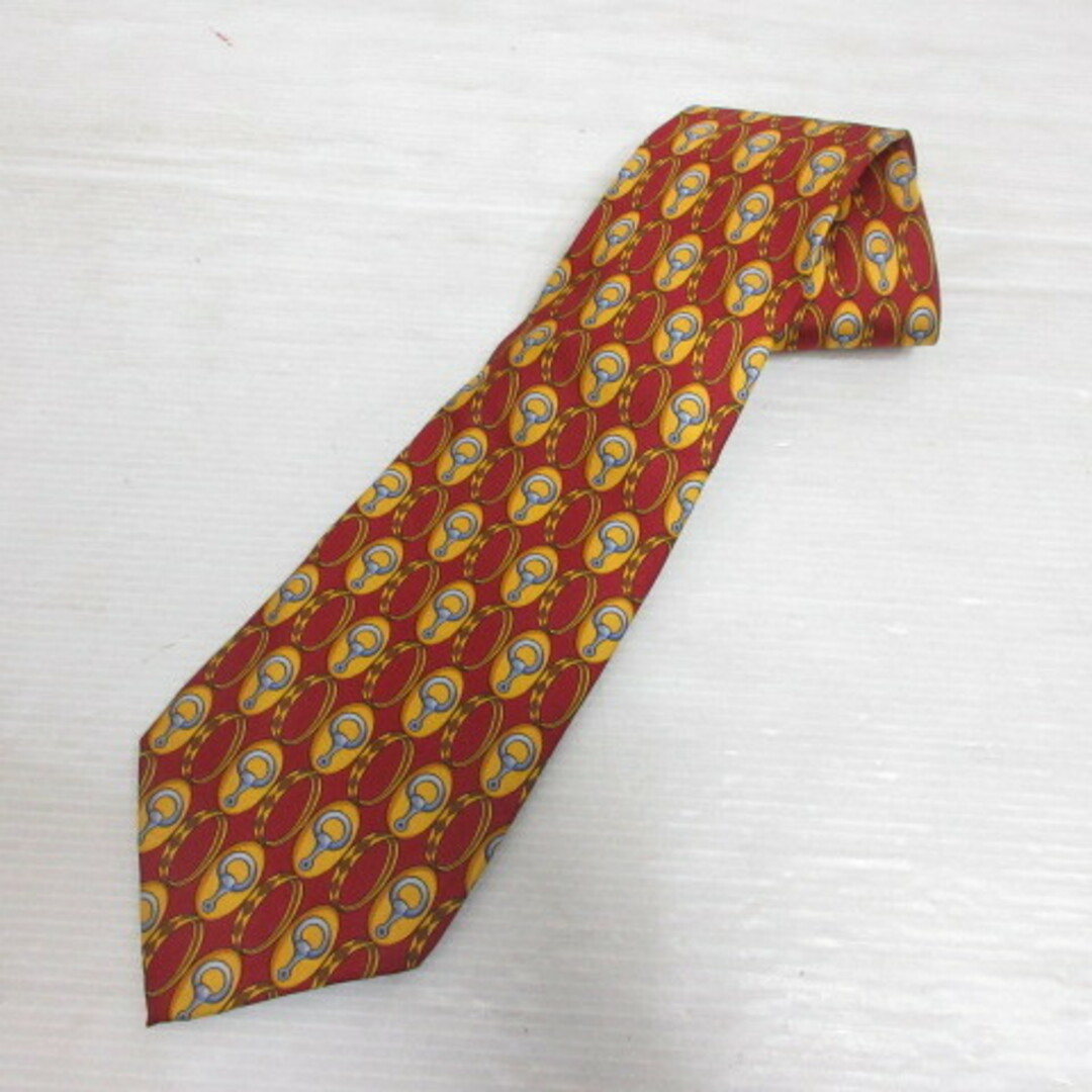 GUCCI - グッチ GUCCI 総柄 ネクタイ 剣先10cm 赤レッド GUCCI - グッチ GUCCI 総柄 ネクタイ 剣先10cm 赤レッド