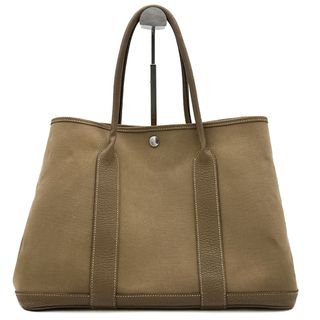 HERMES - HERMES エルメス ガーデンパーティPM ツイード トート HERMES - HERMES エルメス ガーデンパーティPM ツイード トート