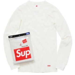 シュプリーム(Supreme)の送料無料！シュプリーム Supreme hanes ロングＴシャツ Ｓ 正規品(Tシャツ/カットソー(七分/長袖))