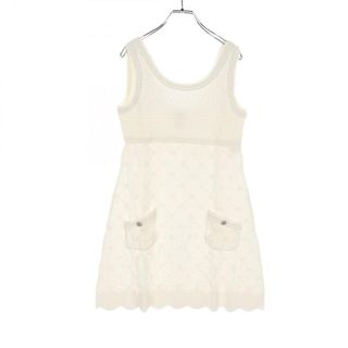 CHANEL - シャネル CHANEL ココマークボタン ワンピース 衣料品 CHANEL - シャネル CHANEL ココマークボタン ワンピース 衣料品