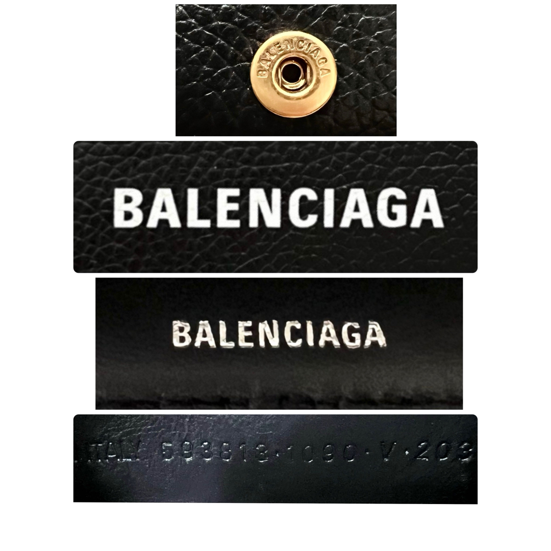 BALENCIAGA - 美品✨ BALENCIAGAバレンシアガ三つ折り財布593813 BALENCIAGA - 美品✨ BALENCIAGAバレンシアガ三つ折り財布593813