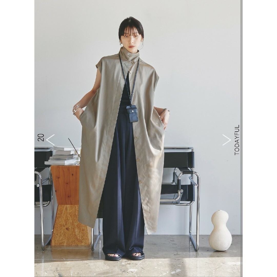 TODAYFUL - 【美品】TODAYFUL 2wayカラーロングベスト 38の通販 TODAYFUL - 【美品】TODAYFUL 2wayカラーロングベスト 38の通販