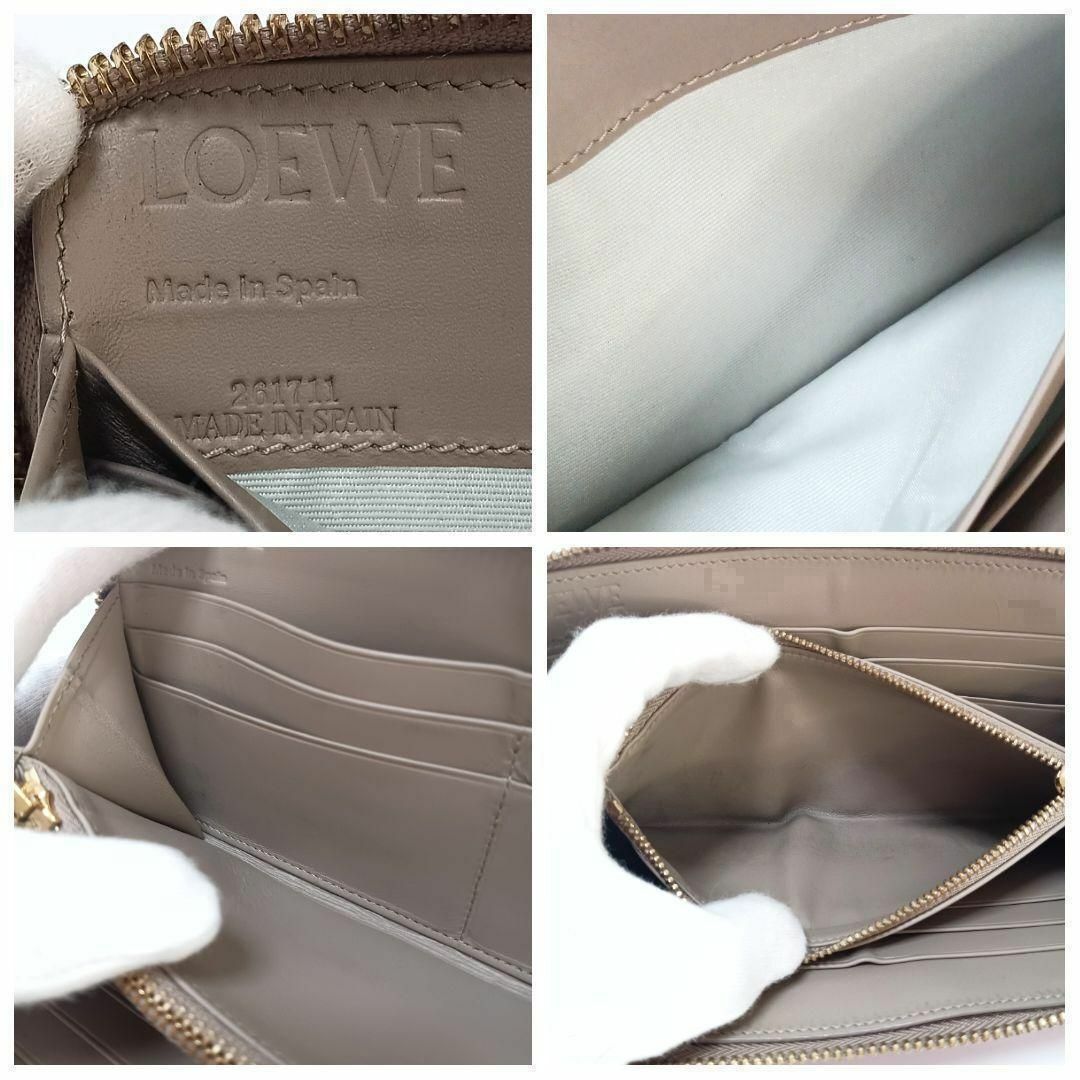 LOEWE - ロエベ 長財布 ラウンドファスナー アナグラム ピンク LOEWE - ロエベ 長財布 ラウンドファスナー アナグラム ピンク